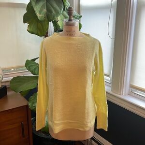 Lemon Lime Waffle Loft sweater - Medium
